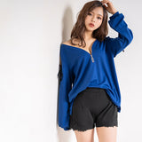 【メール便】裾レースショートパンツ