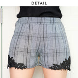 【メール便】裾レースショートパンツ