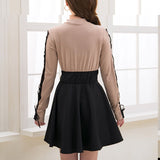 サイドクロスプチハイドッキングワンピ