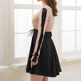 サイドクロスプチハイドッキングワンピ