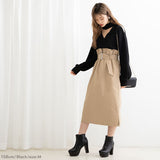 チョーカーカットニットドッキングワンピース