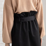 チョーカーカットニットドッキングワンピース