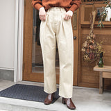 タックデニムパンツ