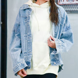 デニムブルゾン