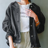 デニムブルゾン