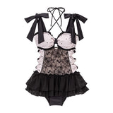 トリプルリボンワンピース水着