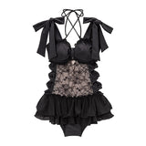 トリプルリボンワンピース水着