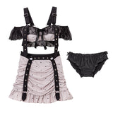 ハーネスベルトスタッズ水着