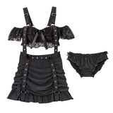 ハーネスベルトスタッズ水着