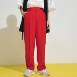 タックセンタープレスワイドパンツ