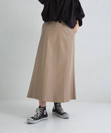 フェイクレザーロングナロースカート