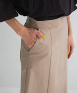 フェイクレザーロングナロースカート