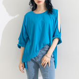 【メール便】オープンショルダートップス