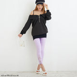 サイドレースオフショルシャツゆるピタ