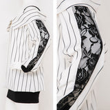 サイドレースオフショルシャツゆるピタ