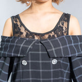 チェックシャツチュニック