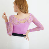 【メール便】バスト開きセクシージップレーストップス