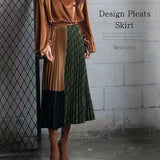 デザインプリーツスカート【H】