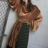 デザインプリーツスカート【H】