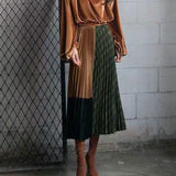 デザインプリーツスカート【H】