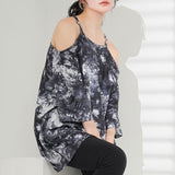 【メール便】オーバーサイズカットチュニックトップス