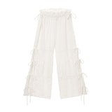 水着用コーデワイドパンツ