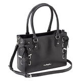 レースアップスクエアショルダーバッグ