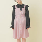 フロントボタンジャンスカワンピース