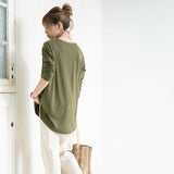 【メール便】ポケット付き長袖ロンT