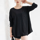 【メール便】ポケット付き長袖ロンT