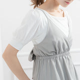 【メール便】パフスリーブトップス