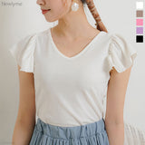 【メール便】ラッフルスリーブトップス