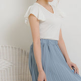 【メール便】ラッフルスリーブトップス