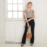 【メール便】ラッフルスリーブトップス