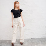 【メール便】ラッフルスリーブトップス