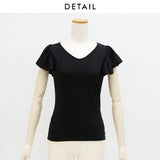 【メール便】ラッフルスリーブトップス