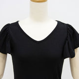 【メール便】ラッフルスリーブトップス