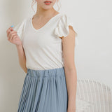 【メール便】ラッフルスリーブトップス