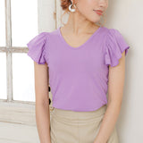 【メール便】ラッフルスリーブトップス