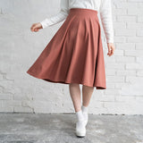 サーキュラーフレアスカート