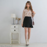 【メール便】フロントカシュクールリブトップス