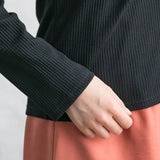 【メール便】フロントカシュクールリブトップス