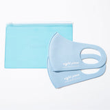 【メール便】【8P】ポーチ付エイトカラーマスク 2枚入り