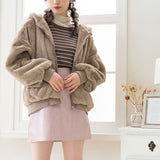 ファーボアブルゾン