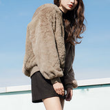 ファーボアブルゾン