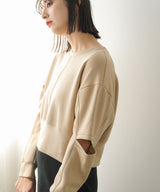 エルボースリットプルオーバー