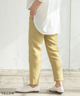 ツイードテーパードパンツ