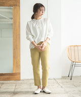 ツイードテーパードパンツ