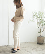 ツイードテーパードパンツ