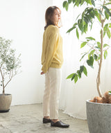 ツイードテーパードパンツ